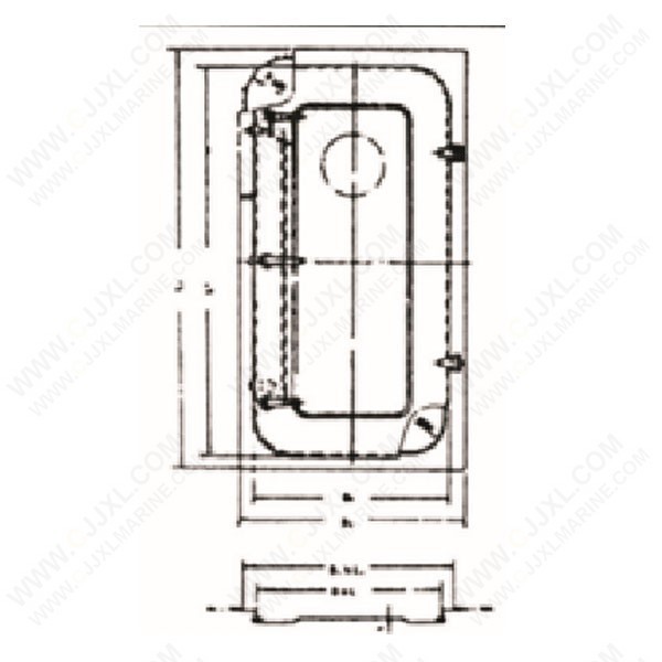 Half Waterproof Steel Door