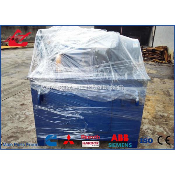 Scrap Recycling Hydraulic Metal Baler, 125T Force with PLC Control for Steel & Aluminum Processing