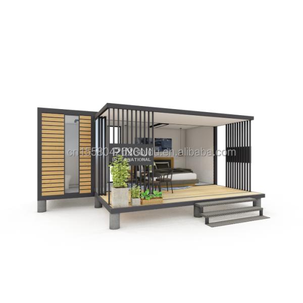 Casas de contenedores modulares prefabricadas estilo de diseño moderno con marco de acero de acero galvanizado 180g