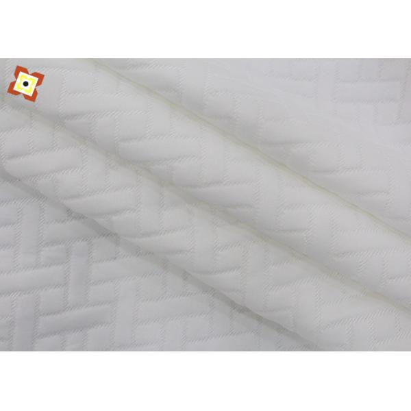 Knitted Jacquard Pillow Mattress Quilting Fabric 500gsm For Home Textile Hotel