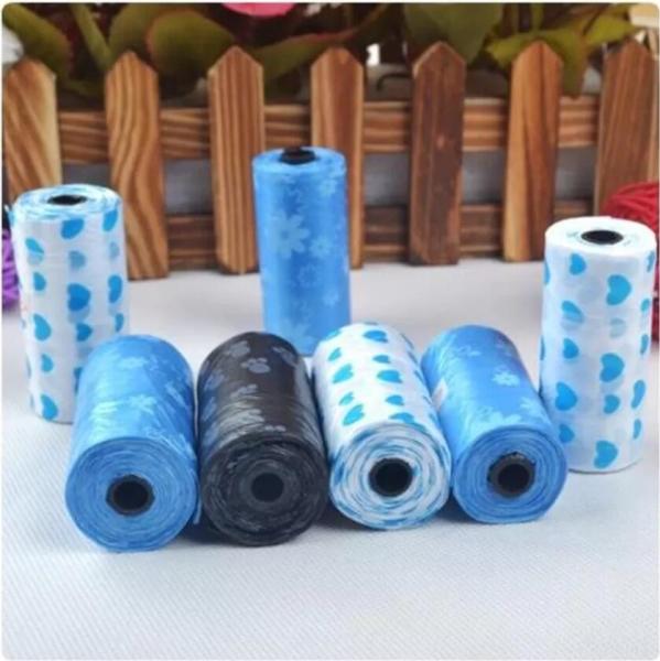 200 Micron Biodegradable PLA Compostable Pet Waste Bags