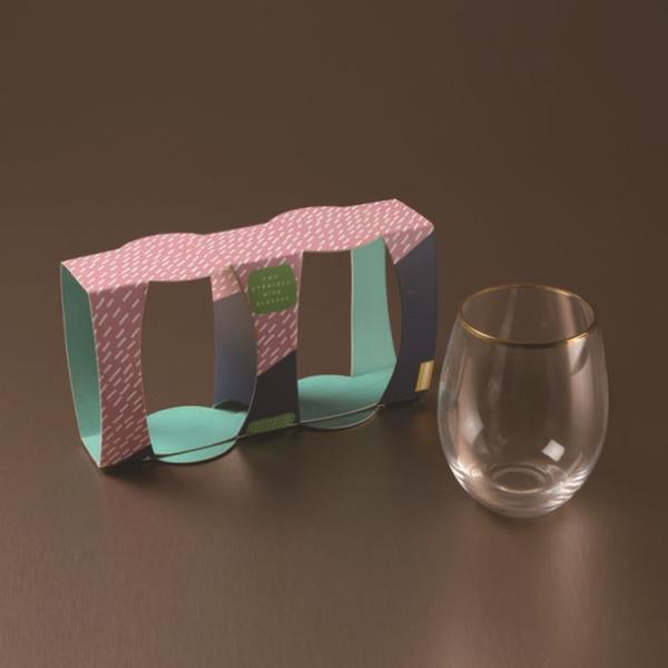 Logo Printed Branded Gift Boxes , Portable Cardboard Coffee Cup Holder 2 Cups - 6 Cups Available