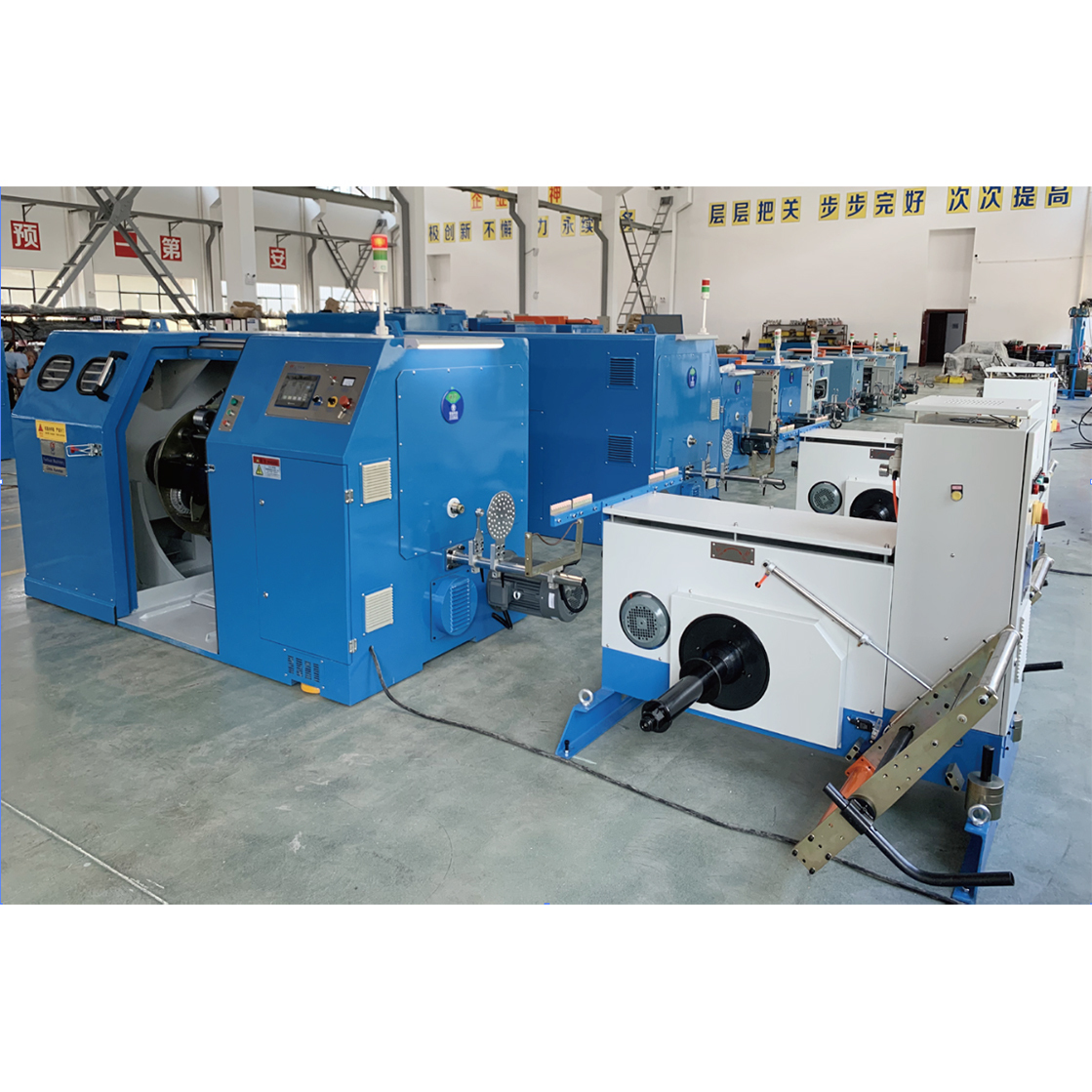 Adjustable Traversing Width Double Twist Bunching Machine High Speed Lay Length Custom Wire Stranding