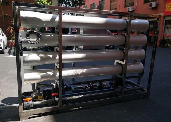 6TPH Brackish Water System / Reverse Osmosis Water Purification Plant TDS5000-10000PPM