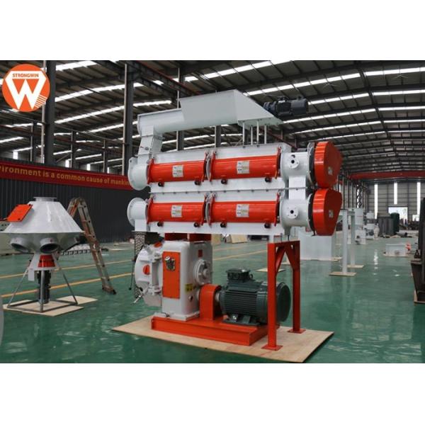 Low Noise Feed Pellet Machine With Double Layer Modulator 5 T/H Capacity