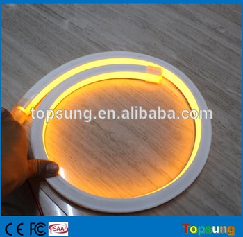 super brightness yellow square neon led light smd2835 pvc tube 12v for house