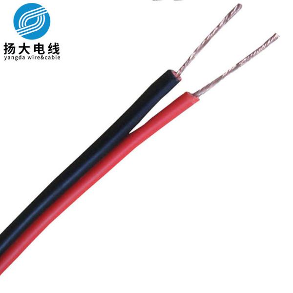 Flat Flexible 2 Cores Wires And Cables Pvc Insulated Sheathed Chemicals Resistance