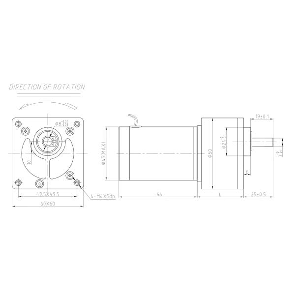 100kg DC Spur Gear Motor 12V 100 Rpm High Torque DC Motor