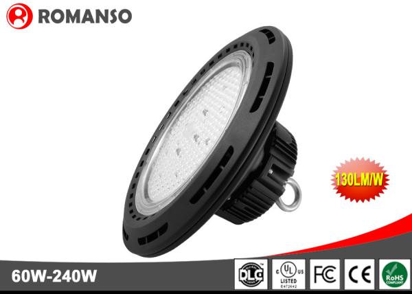 UFO Industrial High Bay Lights 130lm/W , Led High Bay Fixtures Die - Casting Aluminum Material