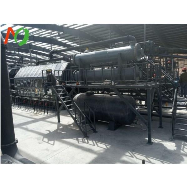 High Productivity Batch Type Plastic Recycling Pyrolysis Plant for Safety and Reliability