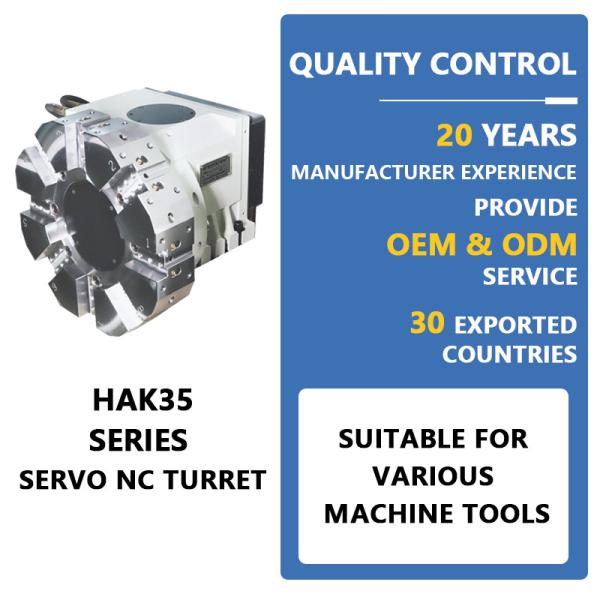 HAK36 Hydraulic CNC Spinning Lathe Tool Turret 8 Tools CNC Lathe Turret Tool Holder