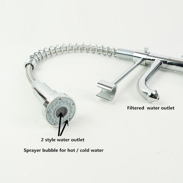 Латунная фильтрованная длина нержавеющей стали 60mm Faucet кухни воды