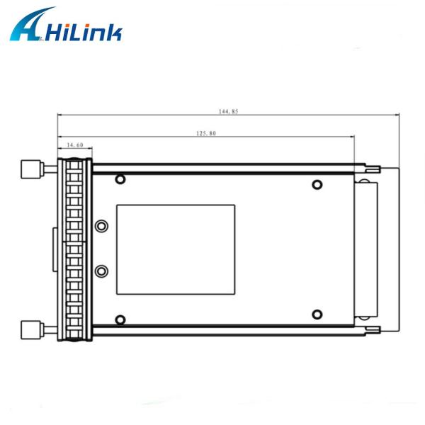 Горячий Pluggable 100G оптически WDM SMF двойной LC LAN приемопередатчика 10KM CFP LR4