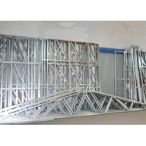 Casas ligeras de capítulo de estructura de acero, 1 casa prefabricada del capítulo de acero del metal del dormitorio pequeña