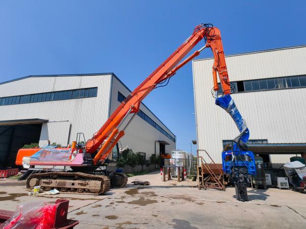 12 M longueur maximale de pile pilote de pile solaire avec 1900 kg de poids de marteau
