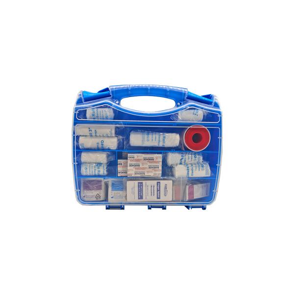 44x10x27cm Portable At Home Emergency Kit Customized Logo First Aid Devices Case Blue