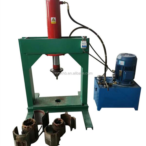 Máquina de reciclagem de sucata de motores Separador de cobre e estator Desmontagem para 99% de pureza