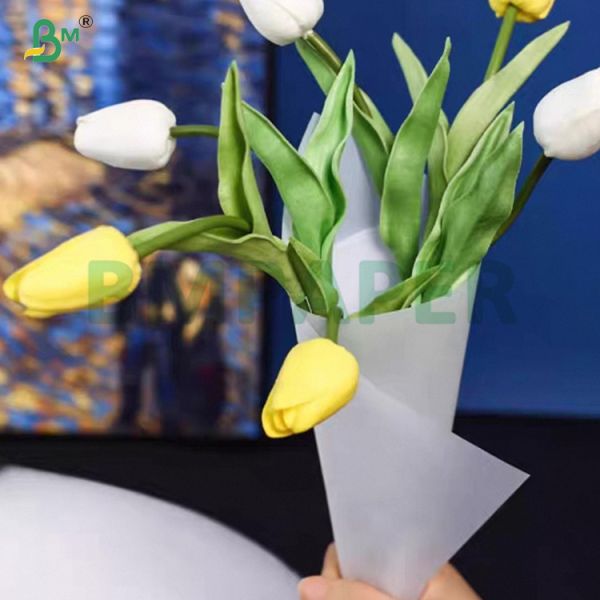 130g Semi - Transparency Translucent Paper For Flower Packing