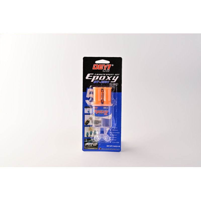 Clear Epoxy Resin Syringe | Fast Curing High-Strength AB Glue for Ceramic, Wood Toys & Crafts
