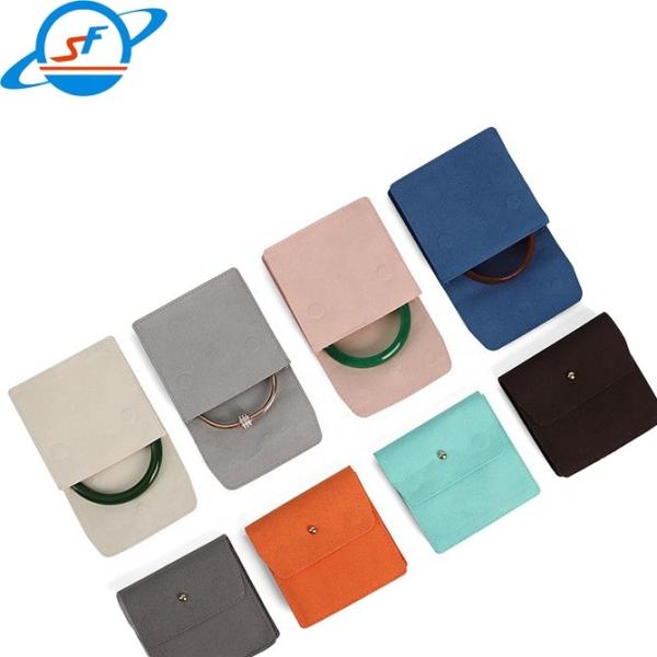 SF Bolsa de pulseira Bolsa de presente personalizada Bolsa de jóias Pulseira de flanela veludo bolsa de jóias de prata