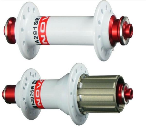 Light Novatec A291SB/F482SB aluminum hubs for road bike Shimano Cassette 20/24 holes with quick release