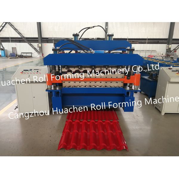 Hot Sale Tuff Rib Metal Roofing Making Machine with Pre-Cutter Max Rib AG Panel Roll Forming Machine