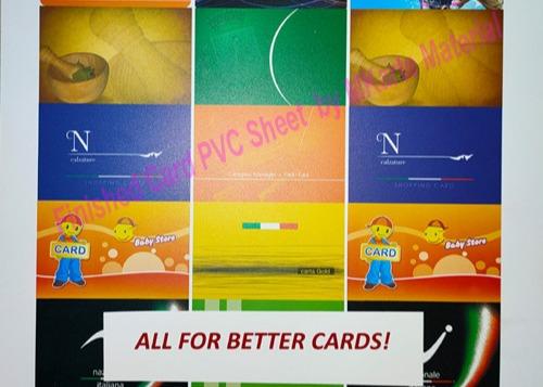 PVC Core Offset Printing Sheet MOP Series With Strong Peeling Strength