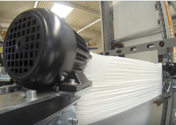 Fully Automatic Stretch Hood Wrapping Machines Top Down Cold Stretching
