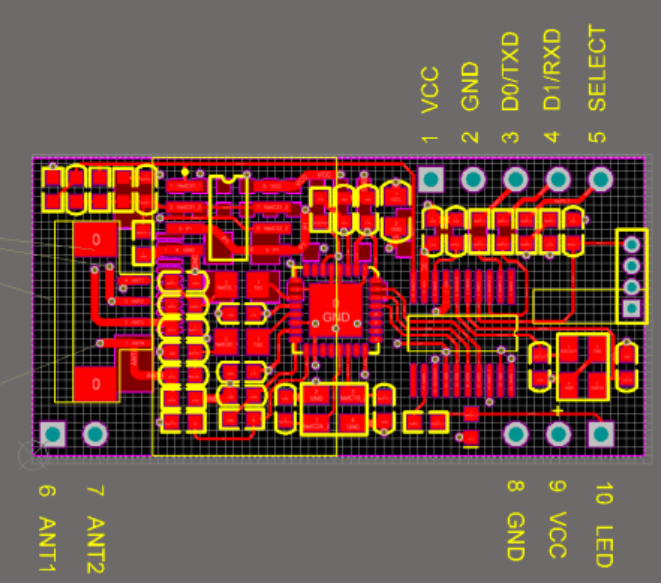 Пассивный RFID-читатель 125 кГц для HID Prox и EM-карты 5V UART