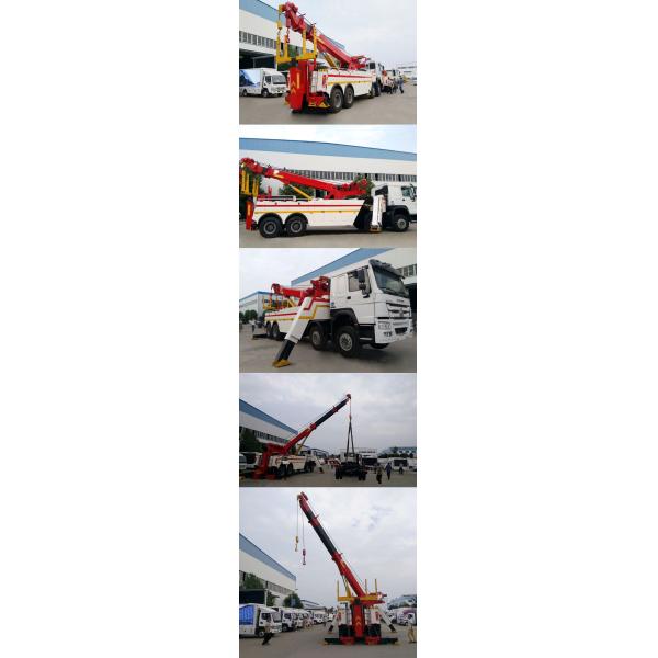336HP Rotator Wrecker Road Rescue Tractor Trailer Tow Truck Euro 2 20 - 50 Ton Heavy Duty