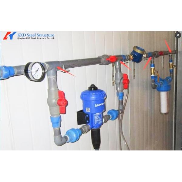 Prefabricated Steel Poultry House with Q235/Q355 H Section Steel Structure