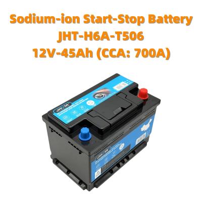 Sécurité supérieure Démarrer et arrêter la batterie automatique 45Ah 12V H6 batterie à ions de sodium