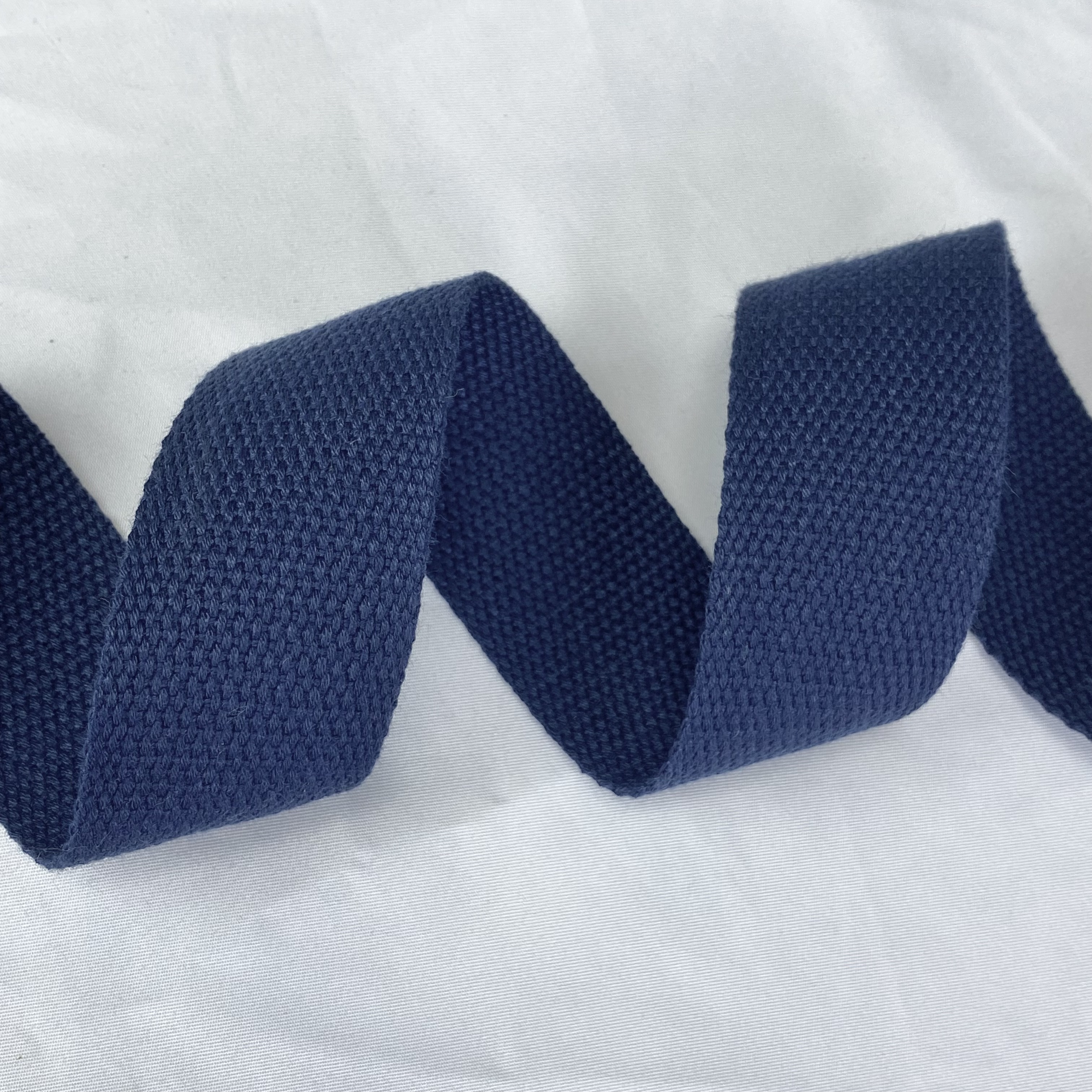 Soft bead Polyester-cotton webbing in a variety of colors Dupont Tote bag strap Textiles