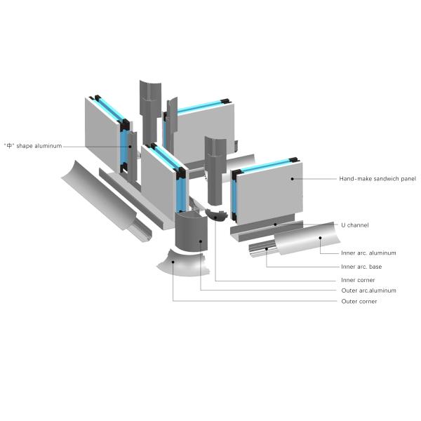 China Supplier Aluminium Frame Profile  Custom Aluminum Extrusion Profiles