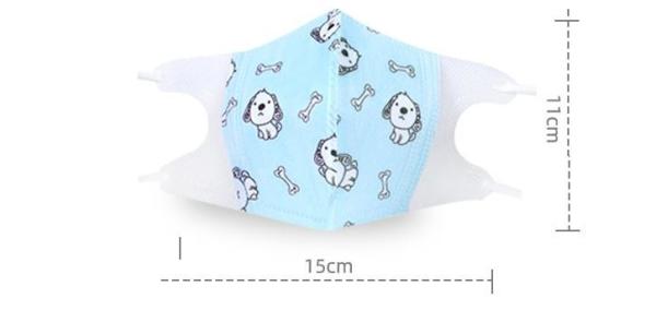Breathable Disposable Baby Face Mask ,  Child Size Protective Mask Dust Prevention