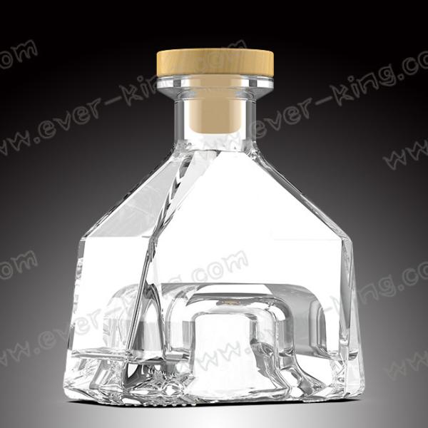 Дополнительная бутылка стекла 750ml рома огнива с крышкой пробочки