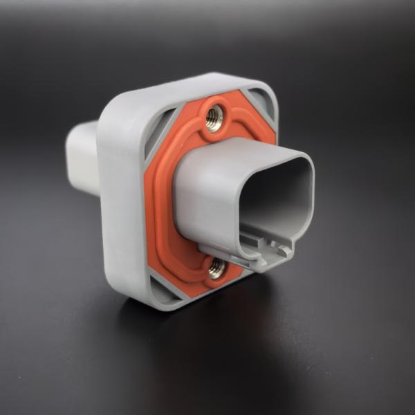 Energy Storage Signal Connector UL1977 Waterproof 4 Pin Rectangle Socket Assembly