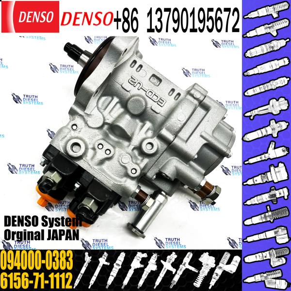 Excavadora bomba de injecção diesel de alta pressão PC400-7-8 094000-0383 bomba de combustível do motor