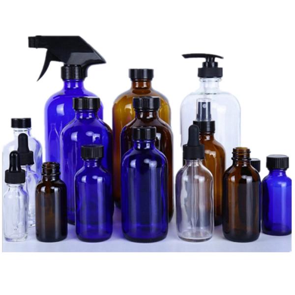 0.5oz 1oz 2oz 4oz 8oz 16oz Amber Glass Dropper Bottles