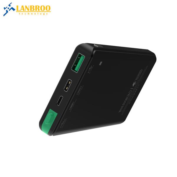 LPQ-01 Lanbroo Power Bank 10400MAH QC3.0 Fast Charge Power Bank with Cable Mobile Portable Charger