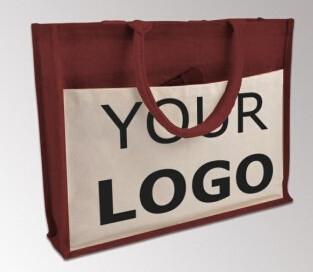 Burlap Tote Bags Bulk Laminated Interior Jute Tote Bag Full Gusset With Inner Zipper Pocket, DIY Art Crafts