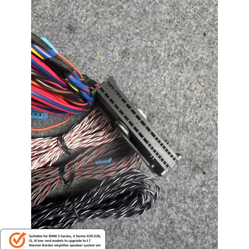 Original for BMW 3/4 Series G20 G26  CAR AUDIO Amplifier Wiring Kit Harness L7 Harman Kardon Amplifier Audio Speaker System