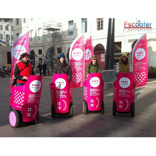 Street Segway Electric Scooter With Poster Board Cable Lock Preventing