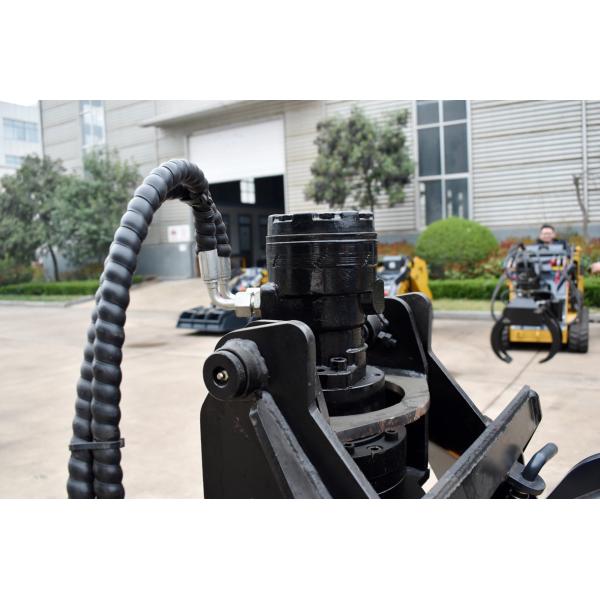 Кормила скида ведра мульч сада МЛ525Л перевозя на грузовиках след Роадер гигантского мини электрического резиновый