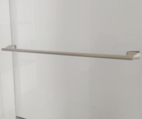 304 Material Stainless Steel Frameless Shower Door Handles Scratch Resistant