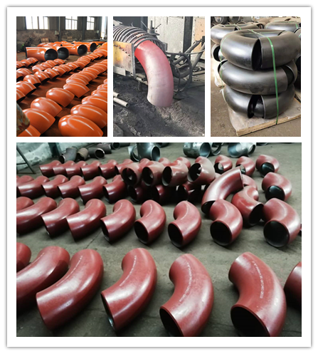 Codo de acero de 90 grados de carbono del codo DN15 de la instalación de tuberías de ASTM A234