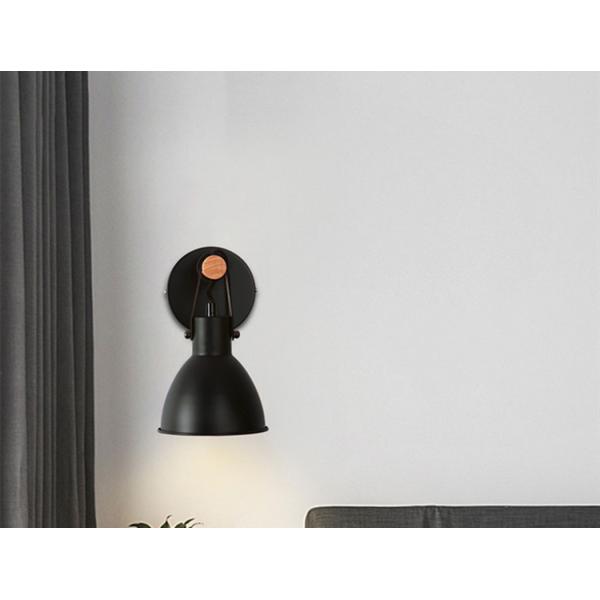 Home Bedroom Walkway Living Room Office Wooden Metal wall light plug in (WH-OR-36)