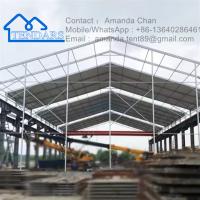 Tenda de armazenamento de exterior personalizada de Inverno Quadro de alumínio impermeável Tendas de armazém para venda