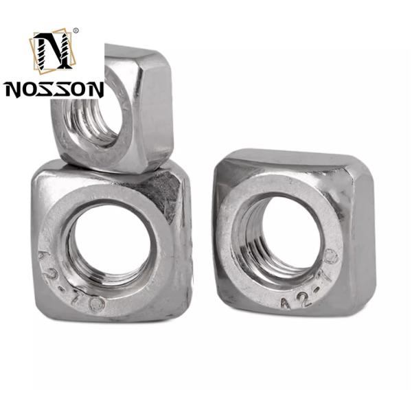 Black Oxide Finish Stainless Steel M3 M5 M6 M12 Nut Small Side Bolt And Nuts 316 Countersunk Head Square Nuts ANSI Standard