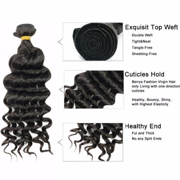 6A 7A 8A 1b Color Loose Deep Wave Hair Wholesale Price Brazillian Deep Wave Hair